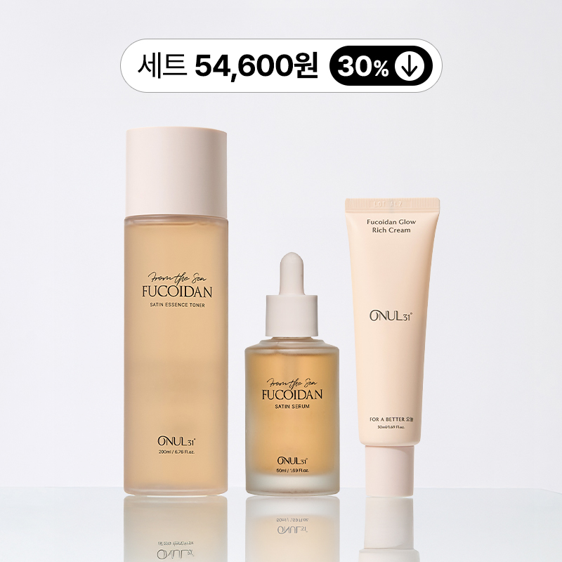 [SET]오늘31 후코이단 프리미엄 3종 세트(토너+세럼+리치크림) 수분영양공급 - 상품 이미지