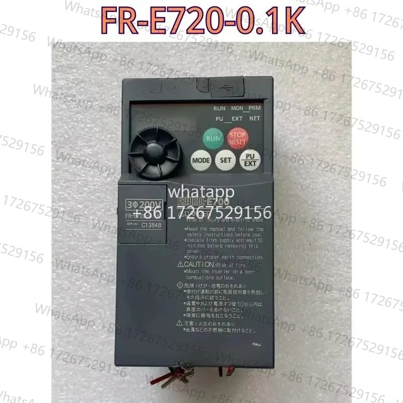 리퍼 주파수 변환기 FR-E720-0.1K 220V기능 리퍼는 OK