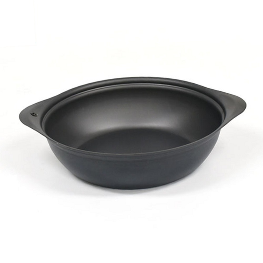 가스레인지용전골요리경질냄비 식기세척기사용 하이라이트용국물요리양수냄비 26cm 26호(뚜껑포함) - 상품 이미지