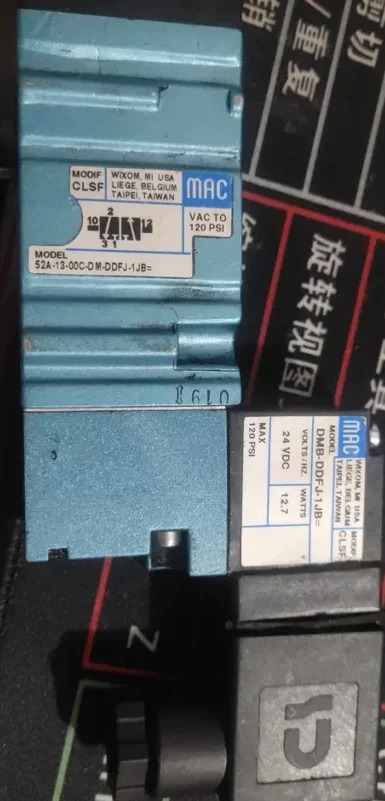 2025.4 미국 MAC 솔레노이드 밸브 52A-13-OO 00C-DM-DDFJ-1JB 납품 CLSF