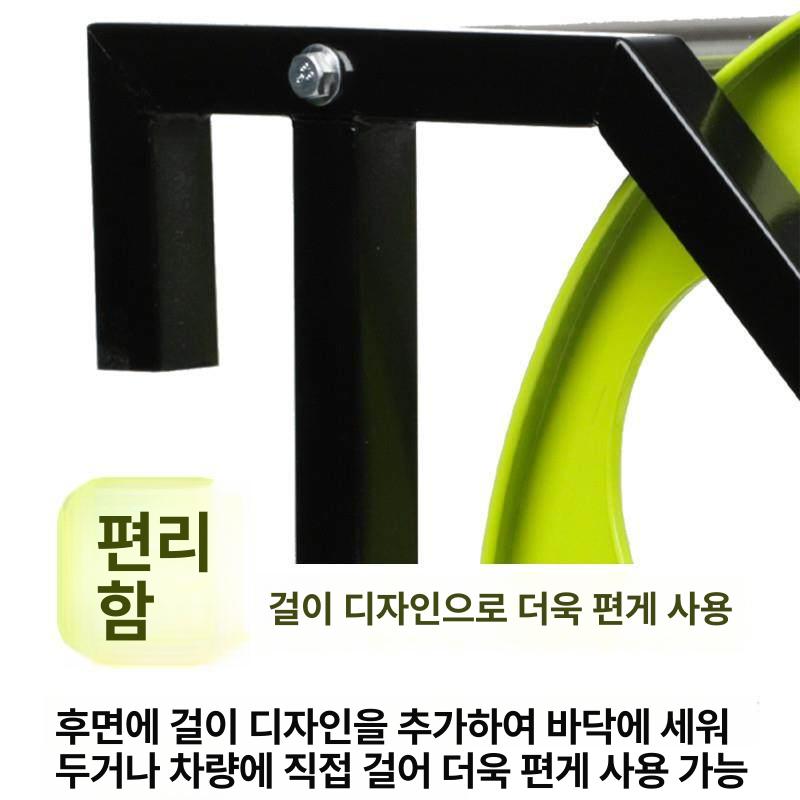 녹색 권취기 감는 랙 농업용 농약호스릴 호스감기 정리기 농약줄 권선 강화 - 상세 이미지 5