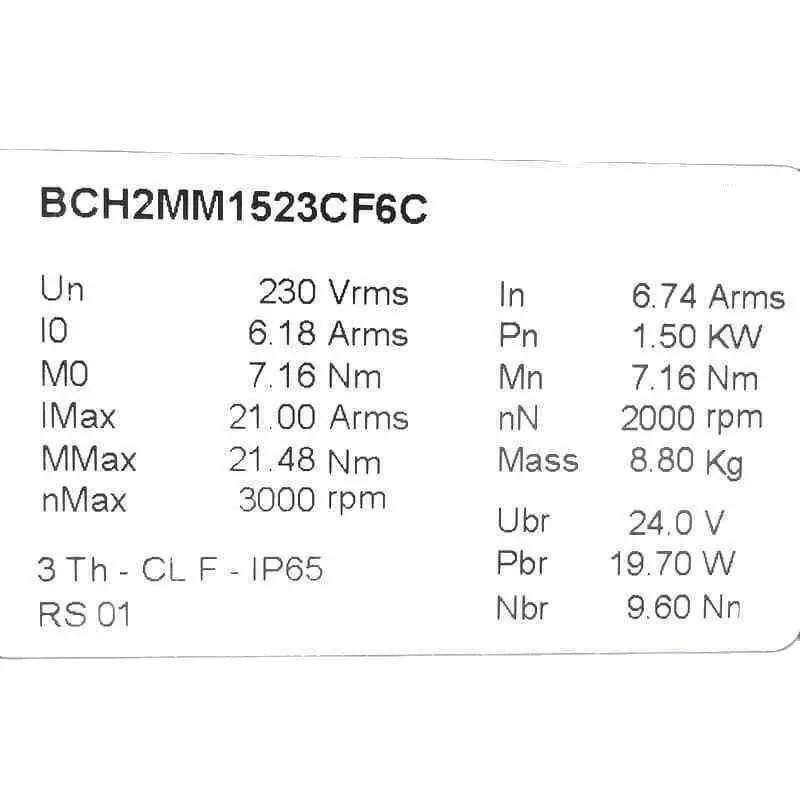 상태 서보 드라이브 BCH2MM1523CF6C