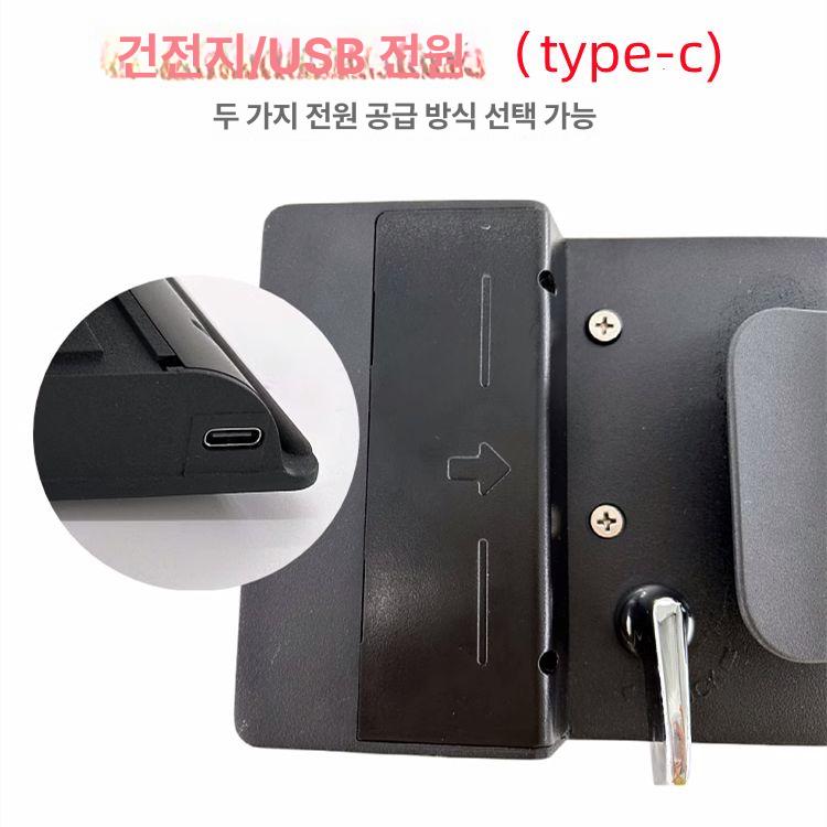 스마트 지문인식도어락 디지털도어락 교체 현관도어락 푸시풀도어락 잠금 카드키 전자 - 상세 이미지 3