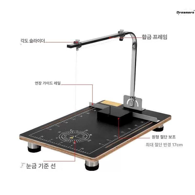 열선커터기 재단 스티로폼절단기 와이어 스치로폼 폼보드 열칼 폼커터 단열재절단기 - 상세 이미지 4