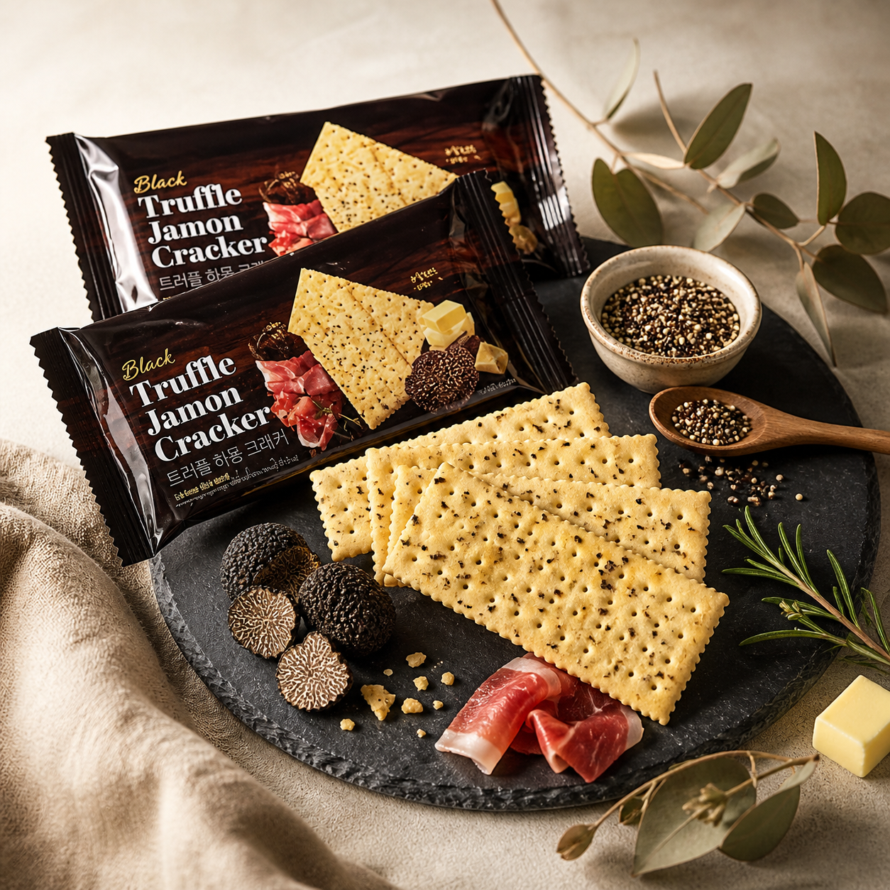 블랙트러플 하몽 크래커 1.16kg (29g 40팩) 이미지 6