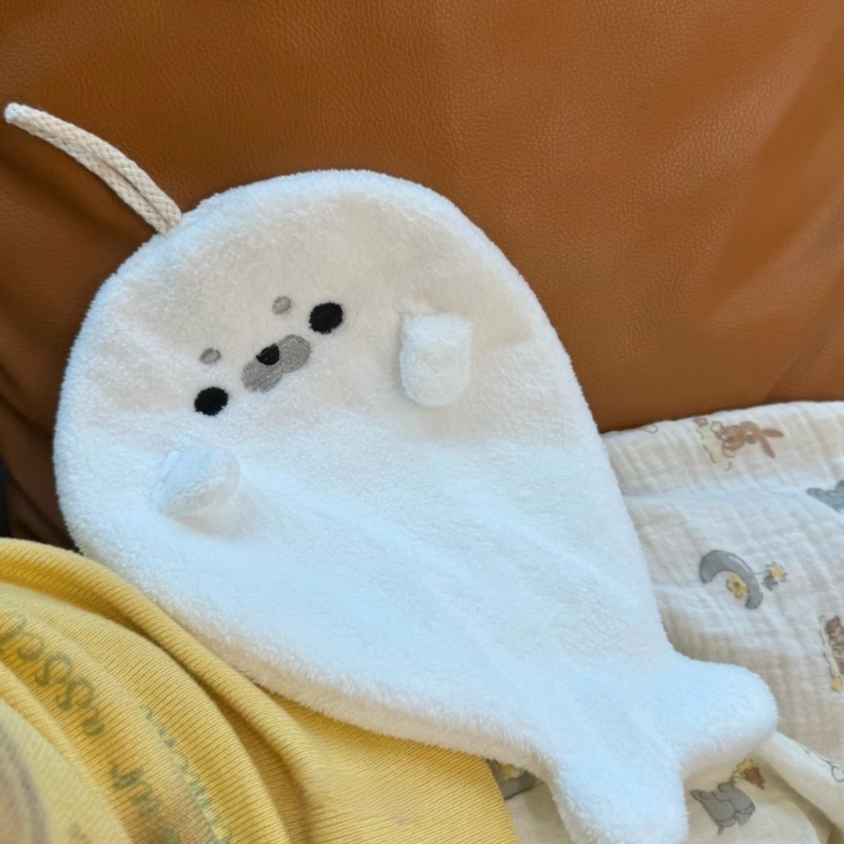 물개 물범 핸드타월 수건 고리수건 어린이집 유치원 핸드타월 핸드타올 답례품 집들이 선물 이미지 7