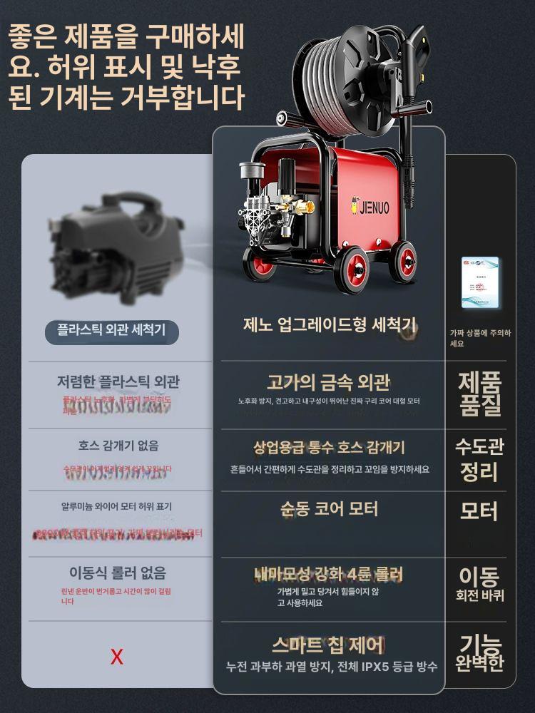 원예 무선양수기 전기 고압 농업 호스 가정용 텃밭 모터 농사 양수펌프 물 분사기 - 상세 이미지 3