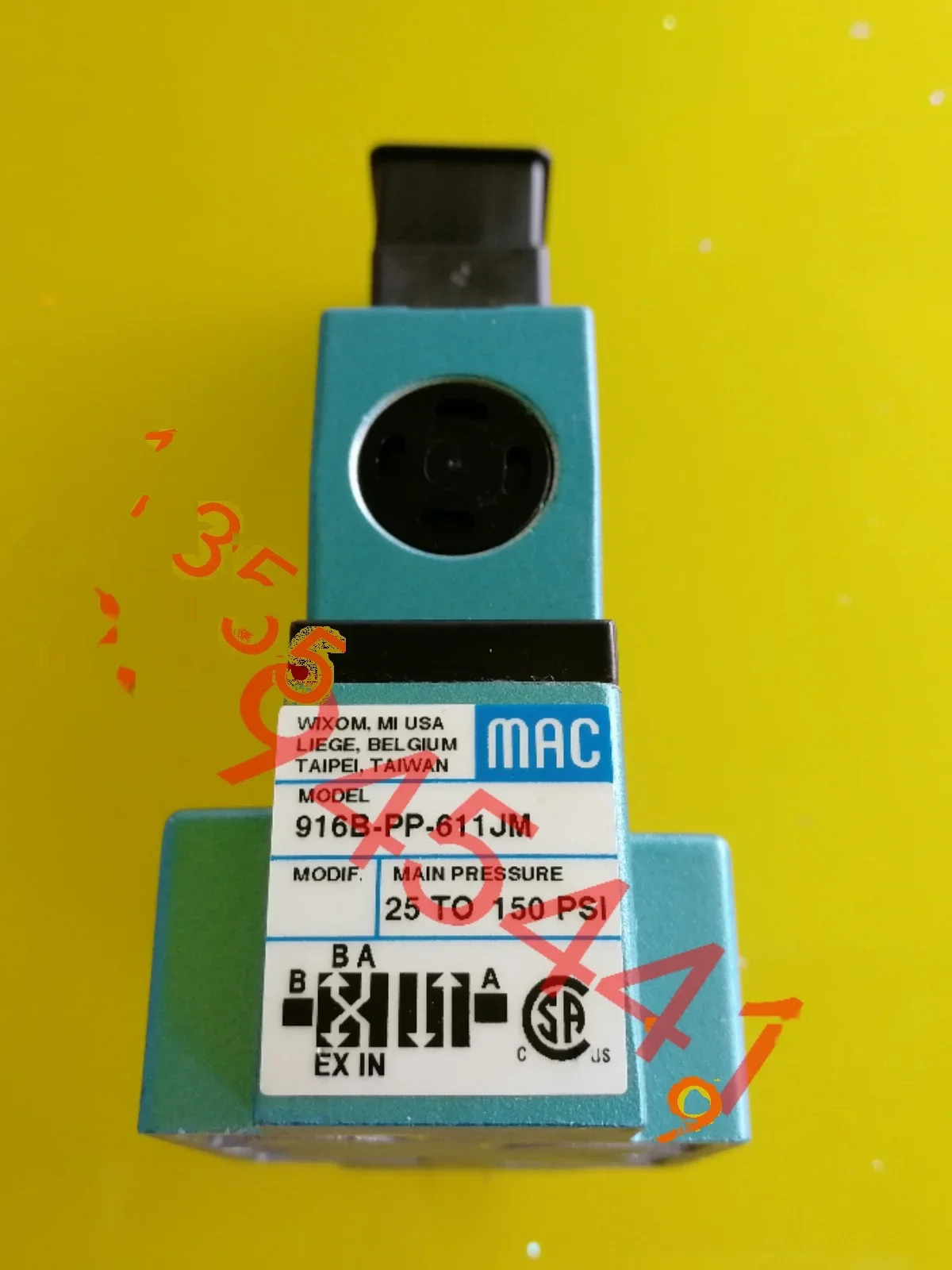 2025.4 미국 MAC 솔레노이드 밸브 916B-PM PP-611JM 납품 JB JD PPE-611