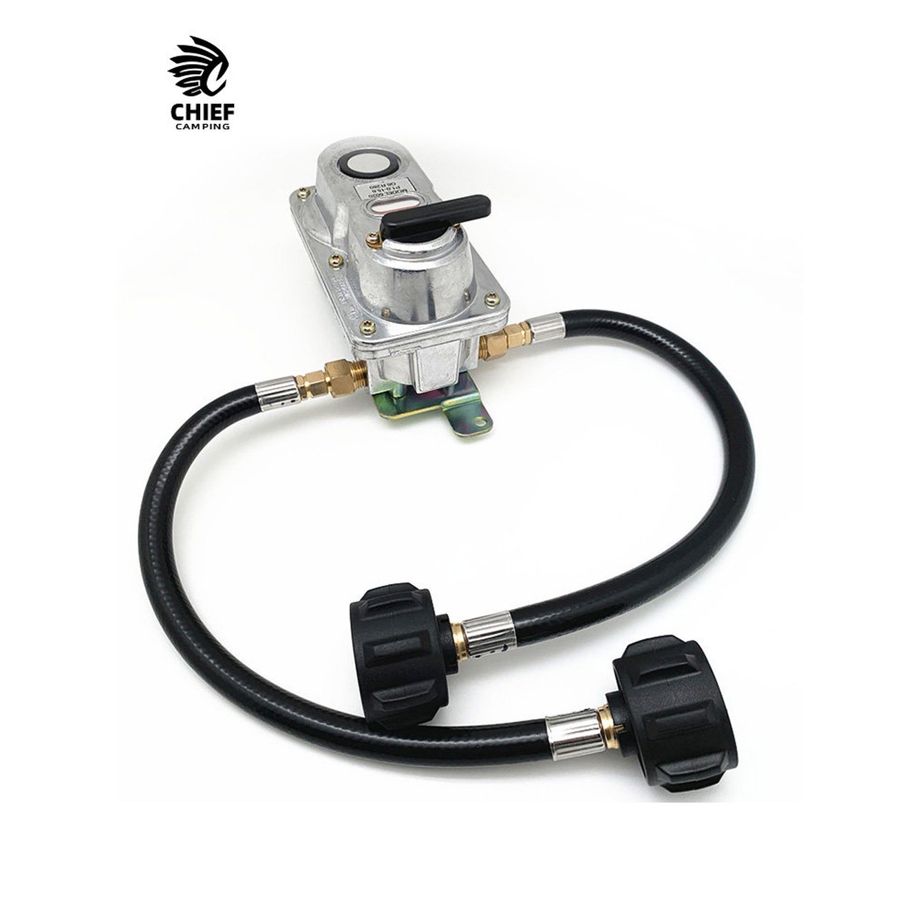 가스압력 벨브 듀얼 가스 아메리칸 LPG 카라반 호스형 AC220V 레귤레이터 캠핑 절체기 캐러밴 알루미늄 2인치 아메리칸 듀얼 가스 레귤레이터 - 상세 이미지 2