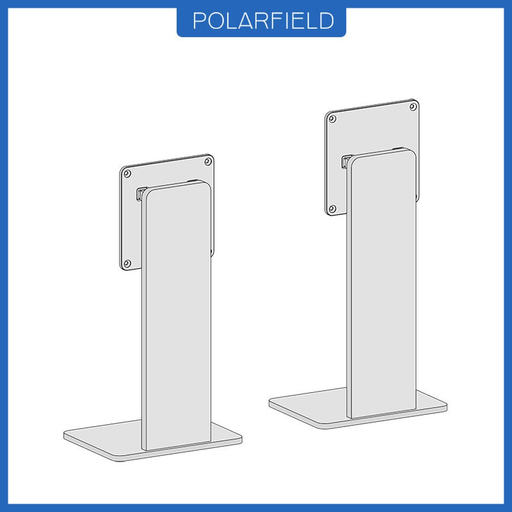 초슬림 POLARFIELD VESA STANDS Pen and 컴퓨터 모니터 1 실버 버전 리뉴얼 높이 285mm 옵션 2 - 상세 이미지 2