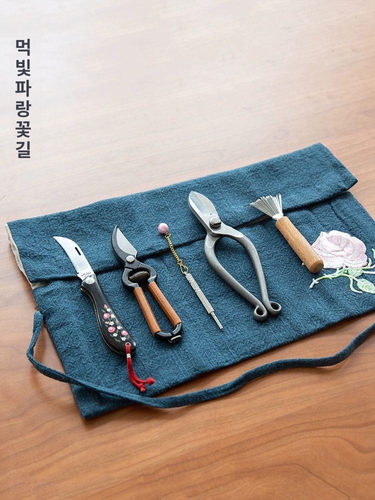 원예 다목적가위 조경 공예 적과가위 전정 화단 꽃꽃이 전지가위 색상랜덤 커팅 - 상세 이미지 2