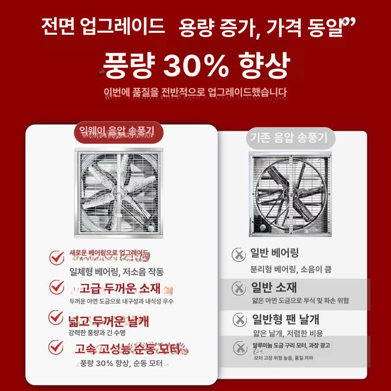 시로코팬 공업용환풍기 배기 하우스 축사용 산업용송풍기 산업용배풍기 포터블팬 - 상세 이미지 4