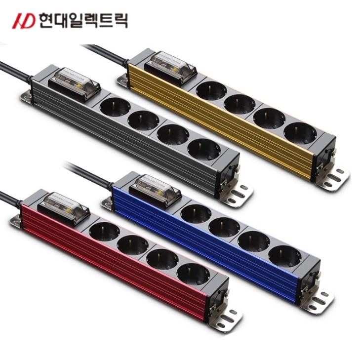 에어컨전용멀티탭 4구 5M 3500W 국산멀티탭 서버 컴퓨터 - 상품 이미지