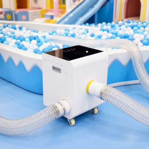 키즈카페 볼풀 세척 살균기 자동 UV 소독 1100W 볼풀공 세탁 색상 분류 - 상세 이미지 4