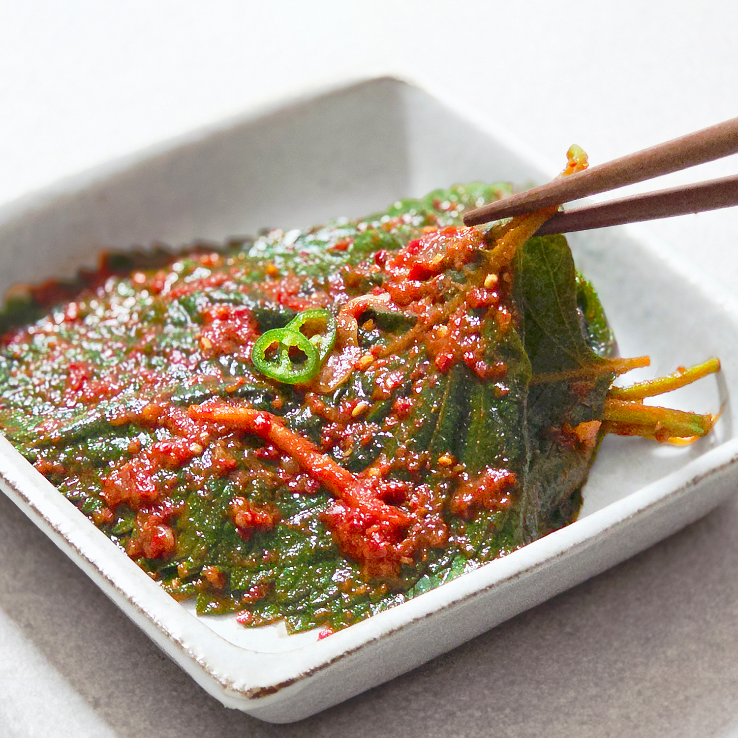 빛고을김치 당일생산 생깻잎김치 1kg 국산재료 전라도 별미반찬 쌀밥 찰떡궁합 이어온 - 상세 이미지 3