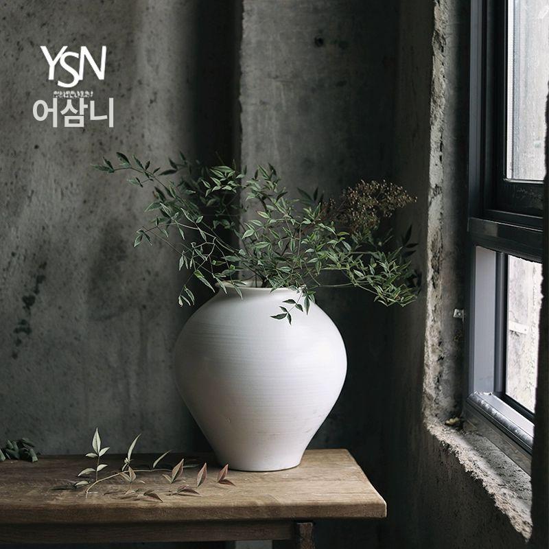 도자기화분 세라믹화병 북유럽 장식 드라이플라워 엔틱 꽃꽂이 도자기화병소품 - 상세 이미지 2
