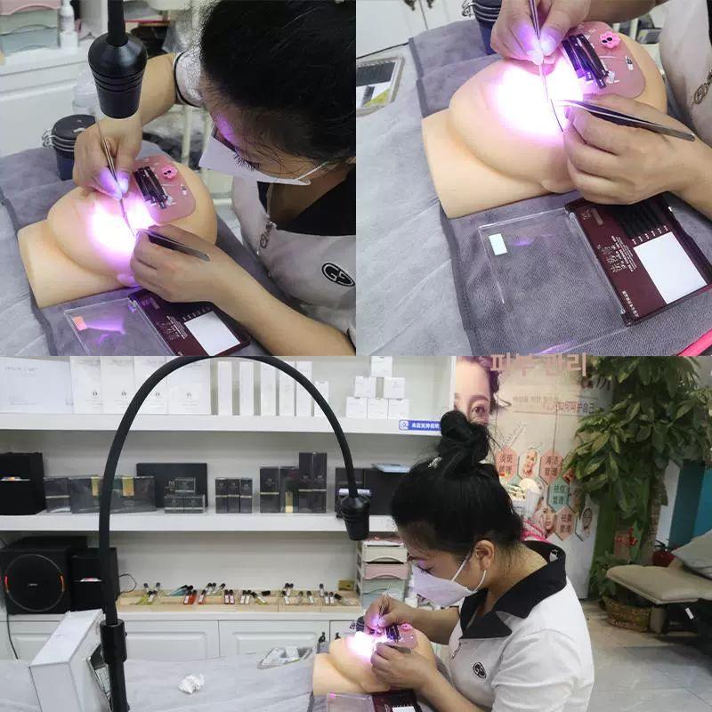 led 연장램프 속눈썹연장 작업 경화 스탠드 반영구 조절 기기 자외선 - 상세 이미지 2