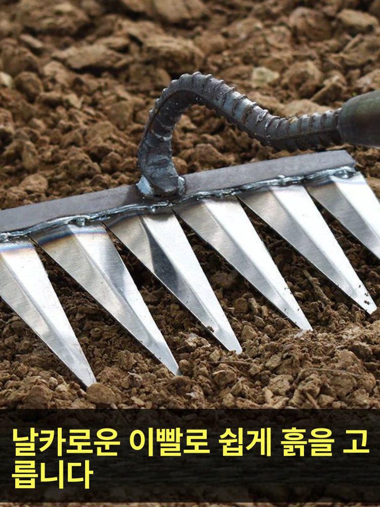 농업 제거기 농장 곡괭이 정원 갈퀴 텃밭 풀 잡초제거호미 농기구 잔디 제초도구 삽 - 상세 이미지 5