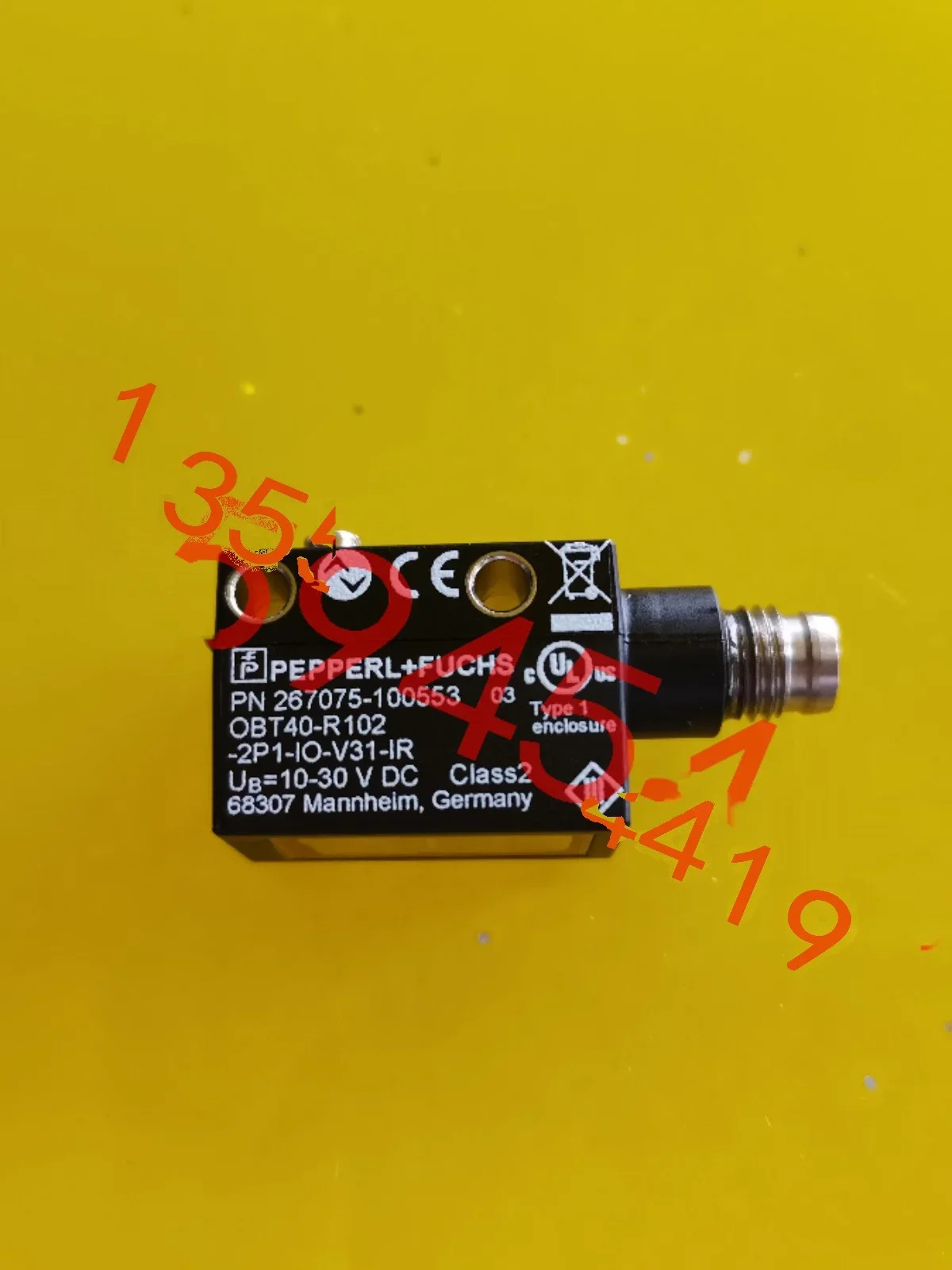 2025.4 PF 센서 OBT40-R102-2P1-IO-V31-IR 원본 납품
