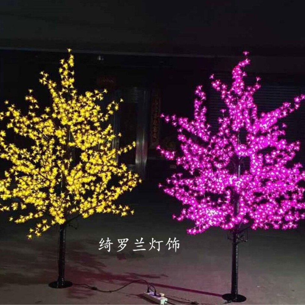 2240등 야외 LED 장식 높이 호텔 나무조명 모형 인조나무 칠색택일 1 높이 1 2240등 칠색택일 - 상세 이미지 3