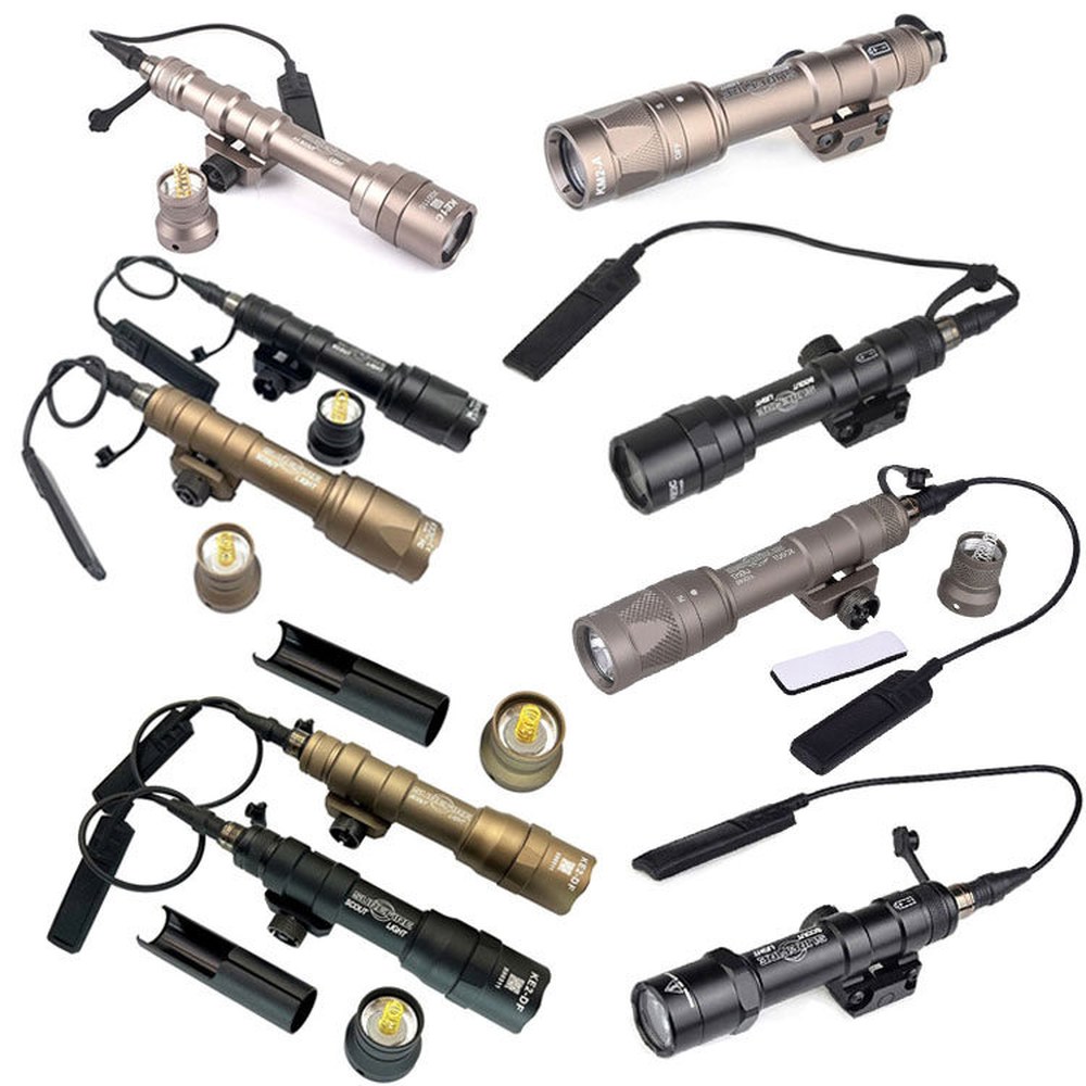 M300A 배터리 tactical 16340 airsoft m600c sf 충전기 피카티니 레일 2개 16340 배터리 2개 충전기 - 상세 이미지 2