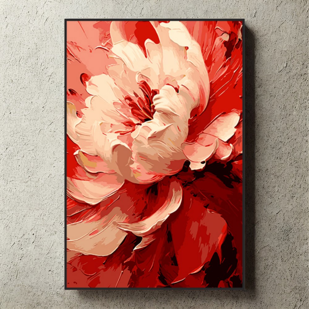 꽃그림 그림그리기 직장인취미 와 캔버스 40x40cm diy 미술 WK18해바라기 - 상품 이미지