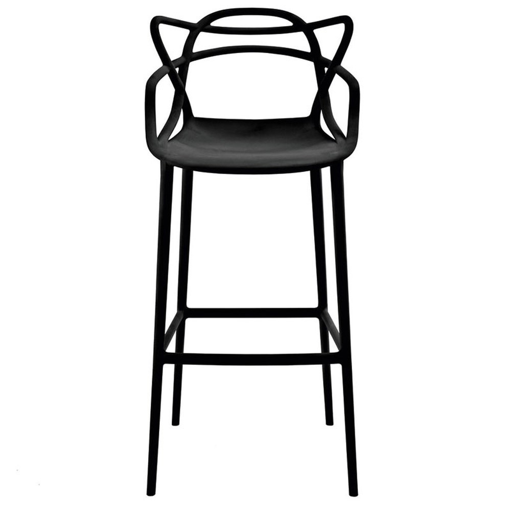 에어비앤비 체어 마스터스 블랙 높이의 62cm masters 마스터즈 암체어 접이식 스툴 Kartell 62cm 높이의 블랙 - 상품 이미지