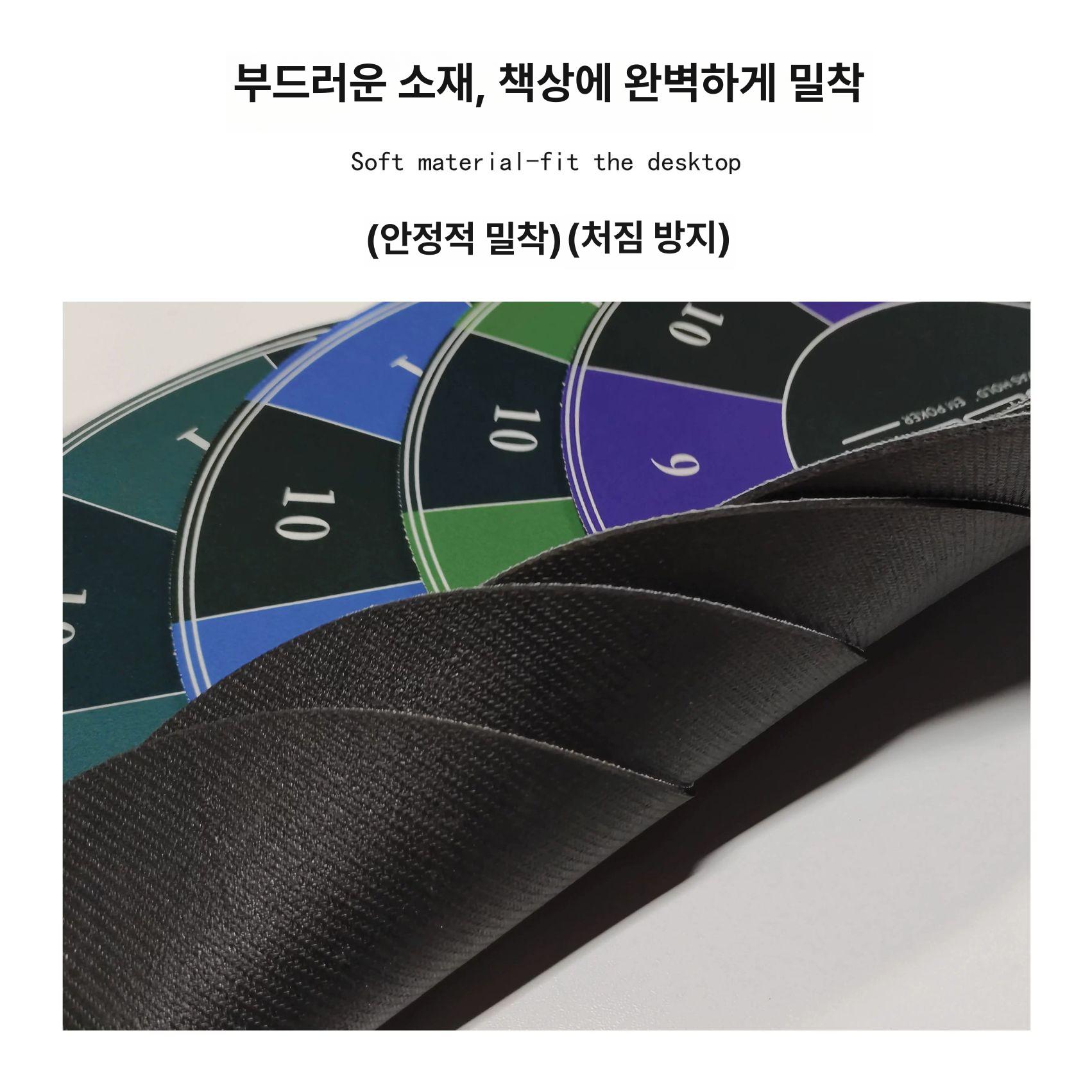 원형 포커매트 카지노 게임판 깔판 러그 직경 카드게임 게임매트 천소재 게임패드 - 상세 이미지 4