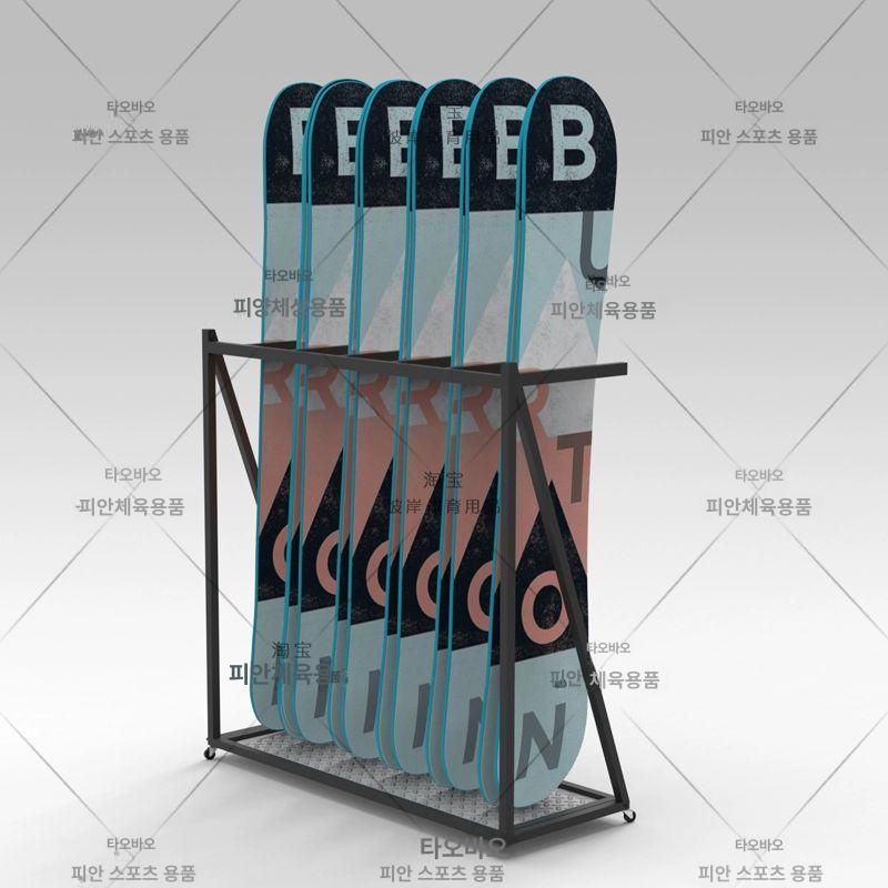 수직 전시대 선반 패들보드 거치대 스탠드 수납 디스플레이 홀더 보관대 보드랙 실내 - 상세 이미지 4