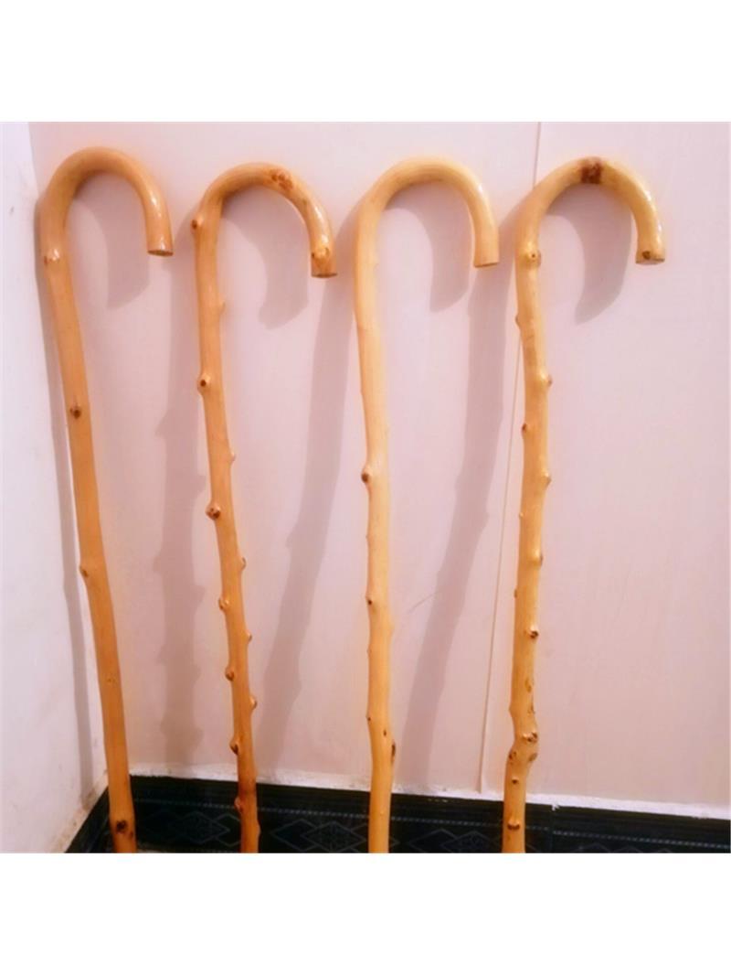 목재 지팡이 청려장 할아버지 손잡이 목발 미끄럼방지 천연 보행보조 어르신 선물용 - 상세 이미지 4