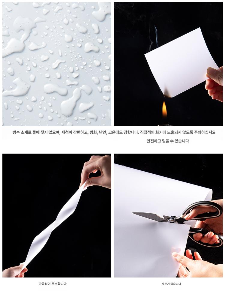 간접 덮개 램프 커버 형광등가리개 차광 필름 아크릴 반투명 전등갓 - 상세 이미지 3