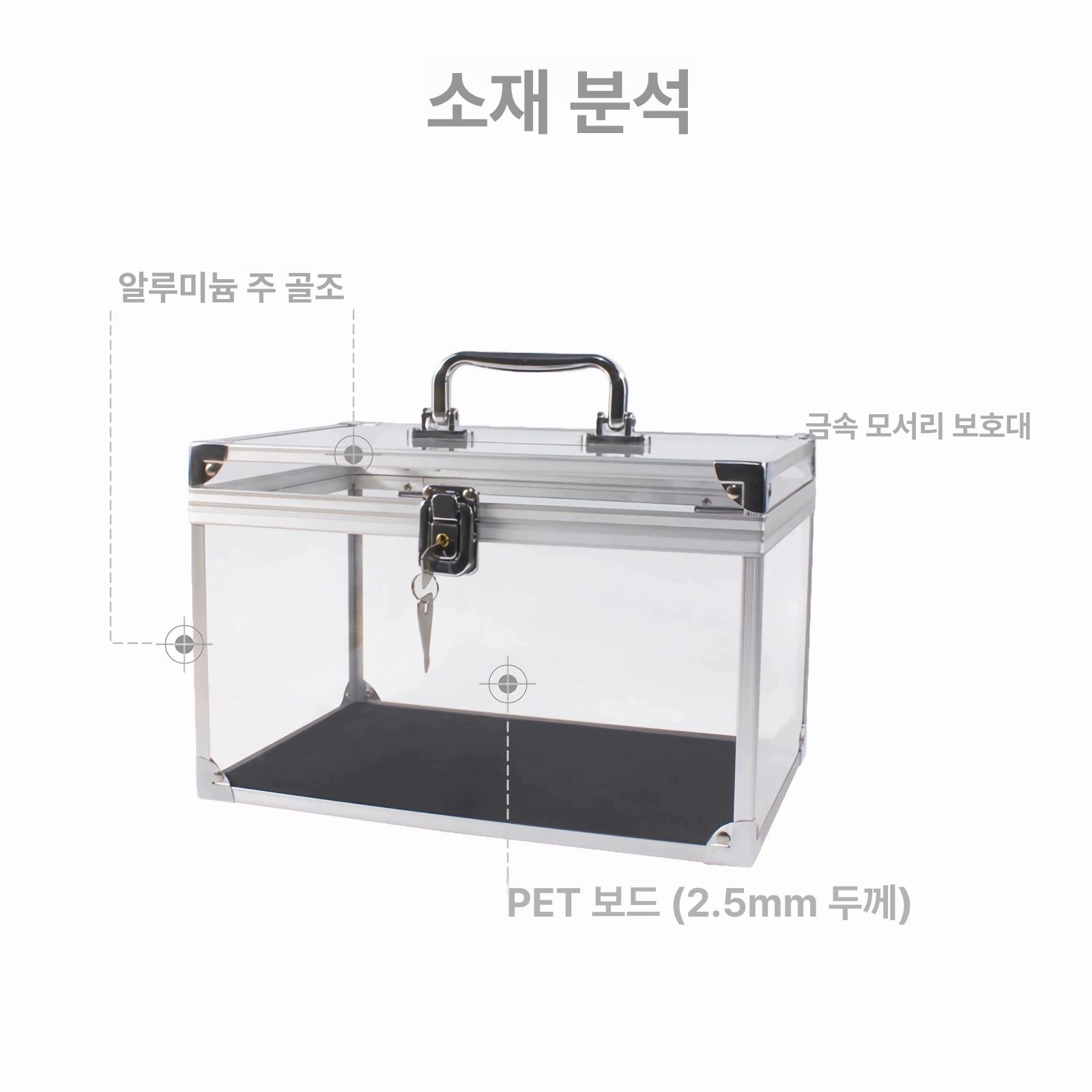 동전 상자 아크릴 인테리어 보호 전시 수집 디스플레이 저금통 케이스 박스 보관 홀더 - 상세 이미지 3
