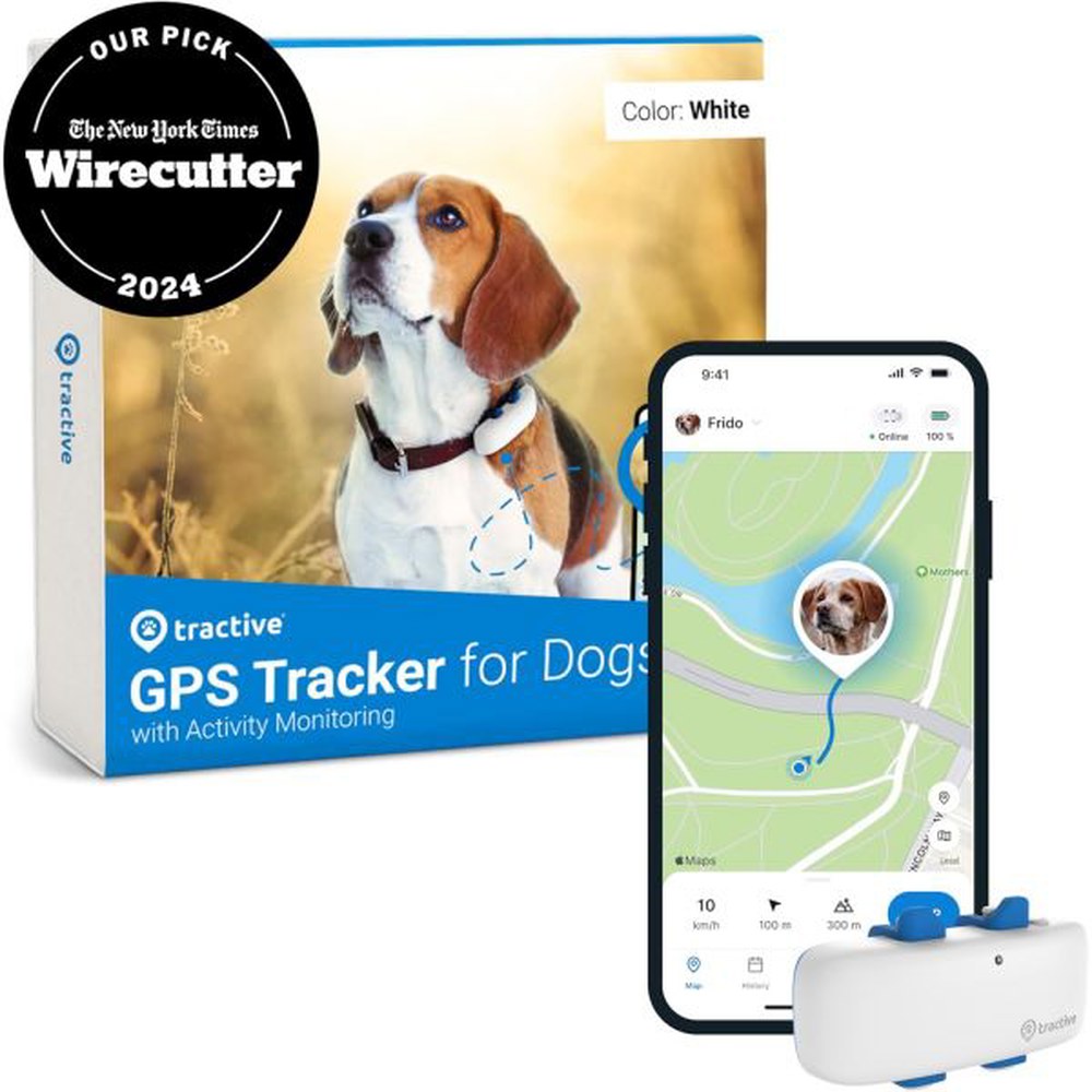 Tractive 트랙티브 GPS 추적기 트래커 Blue Dark 강아지 - 상품 이미지