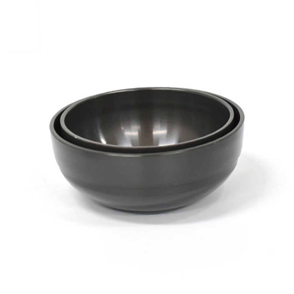 국내산식당용국밥용기 순대국돌솥비빔밥그릇 경질업소용비빔기 330g 12cm 1인가구 14호 - 상품 이미지