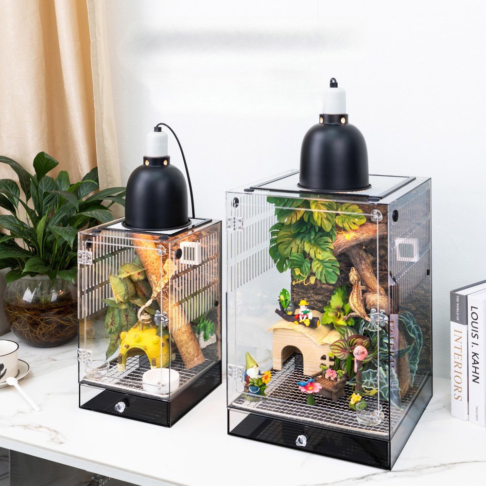 게코 사육장 파충류 박스 양서류 폴리카보네이트 1 조경 21/22 5/35cm 서랍형 사육함 - 상품 이미지