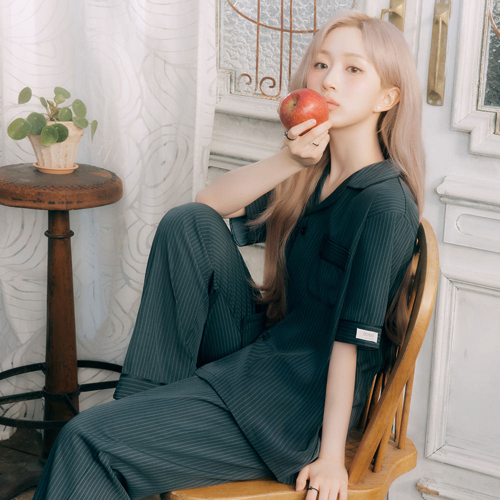 실크핏 모던 반팔 긴바지 파자마 세트 커플잠옷 가격 비교 DOSSY 실크핏 모던 반팔 긴바지 파자마 세트 커플잠옷
