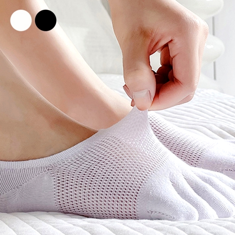 통풍메쉬발땀흡수발가락양말 발냄새케어발냄새제거남성덧신 논슬립젤패드발건강남자양말 - 상품 이미지