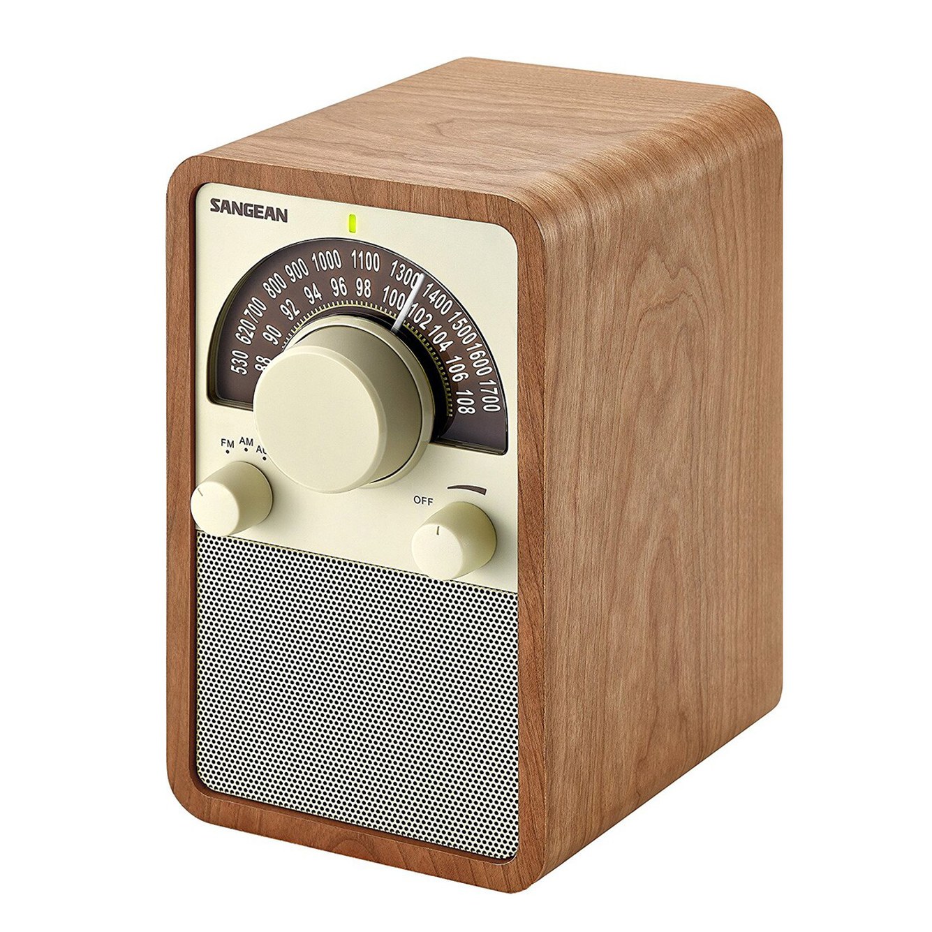 AM/FM 11BT WR 색상 Sangean 레트로 15WL 나무 탁상용 라디오 우븐 WOOD wr 11BT - 상품 이미지