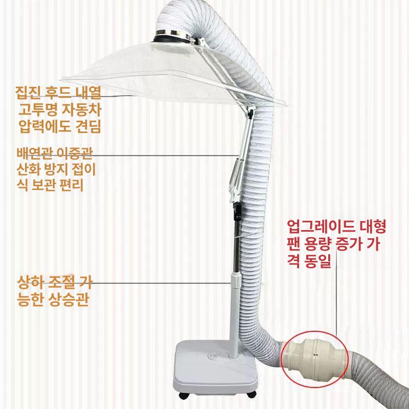 환기팬 냄새 가정용환풍기 덕트 자바라 강력 연기흡입기 제연기 미니환풍기 배풍기 - 상세 이미지 3