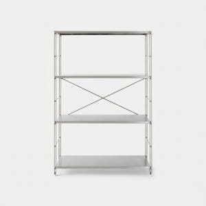 CHAKOC 선반 850 넓은 850x420x1200mm, 4단, 스테인... 솔직 후기 | 실제 배치 사진 포함 - 상품 이미지 1
