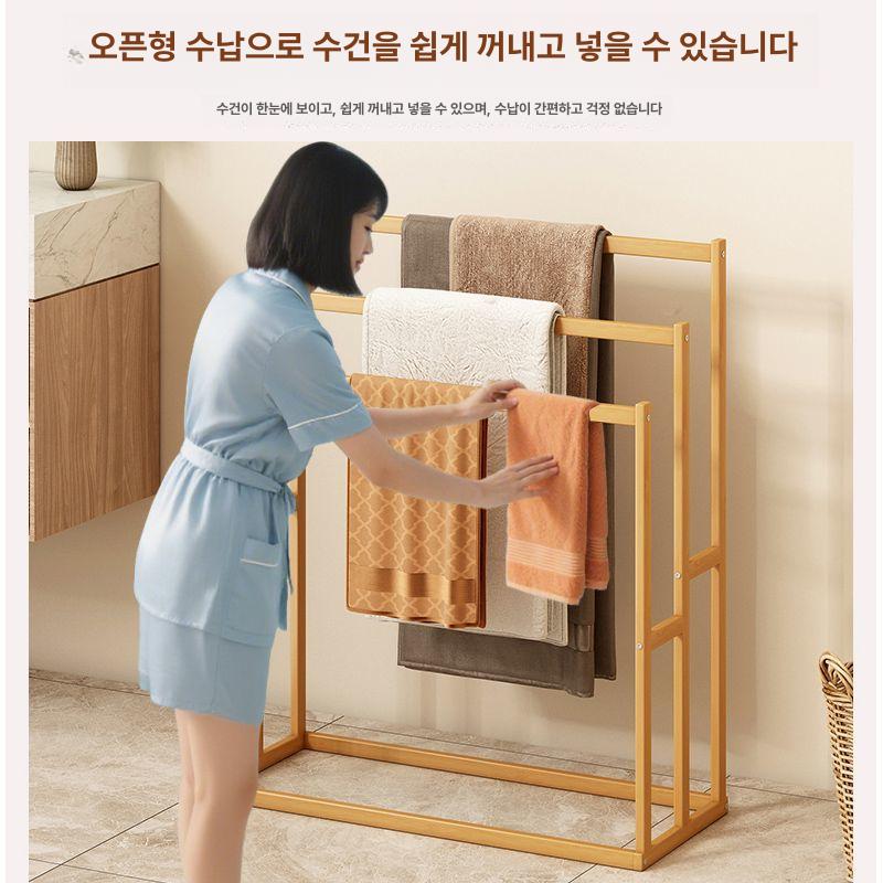 낮은 우드 행거 사다리행거 스탠드 사다리 옷걸이 - 상세 이미지 5