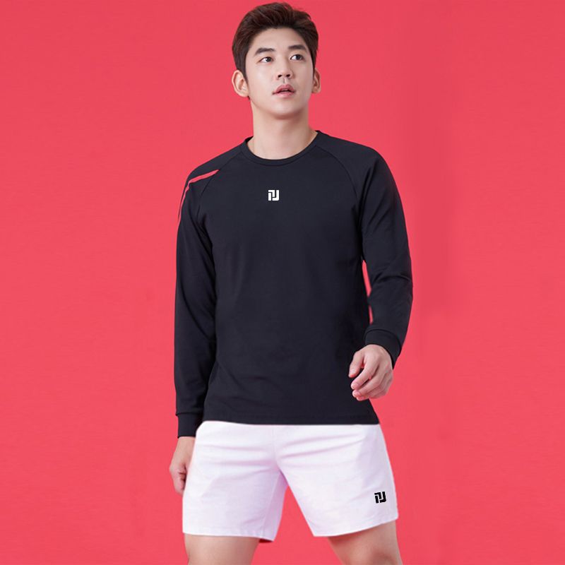 배드민턴 긴팔 티셔츠 기능성 배드민턴복 반팔티셔츠 배드민턴의류 반팔 오버핏 여성 남성 상의 - 상세 이미지 3