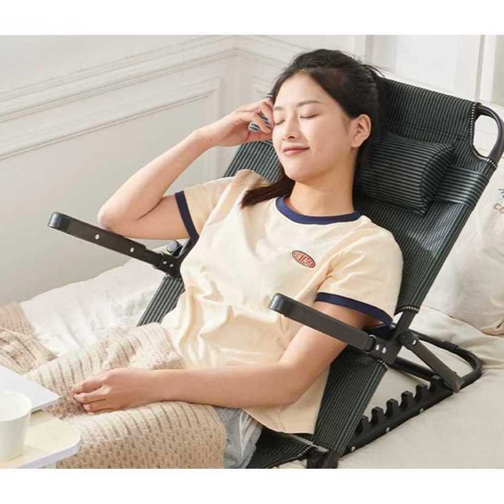 블랙스타 앉은뱅이의자 앉는의자 앉는 팔걸이 다리없는 침대위 좌식 의자 앉은뱅이 1 레스트 스타블랙 방바닥 7단조절 1 블랙스타 7단조절 레스트 - 상품 이미지