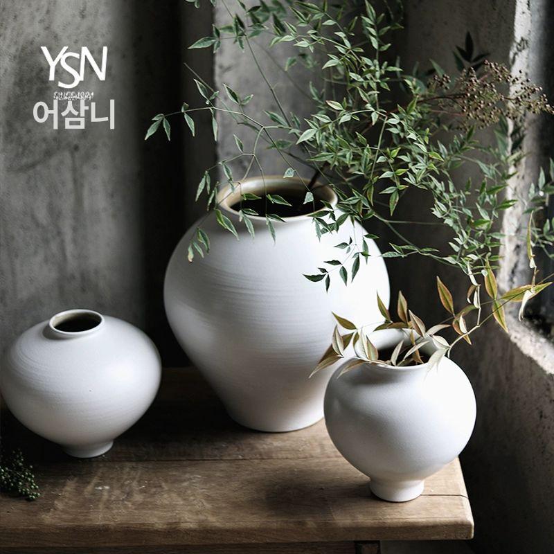 도자기화분 세라믹화병 북유럽 장식 드라이플라워 엔틱 꽃꽂이 도자기화병소품 - 상세 이미지 4