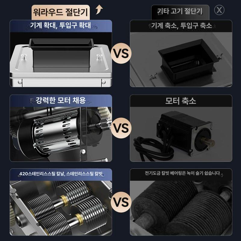 업소용 육회세절기 고기슬라이서 제육 세꼬시 써는 채썰기 생선 고기절단기 광어 - 상세 이미지 4
