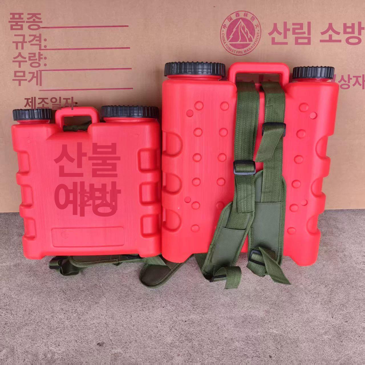 방화 운반용물통 배낭식 산불진화 소방용 백팩형 진화용 산림 등짐 - 상세 이미지 5