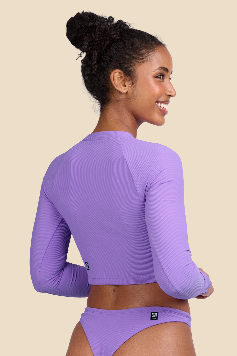 졸린 래쉬가드 Moana Long Sleeve Cropped Jam Ribbed - 상세 이미지 5