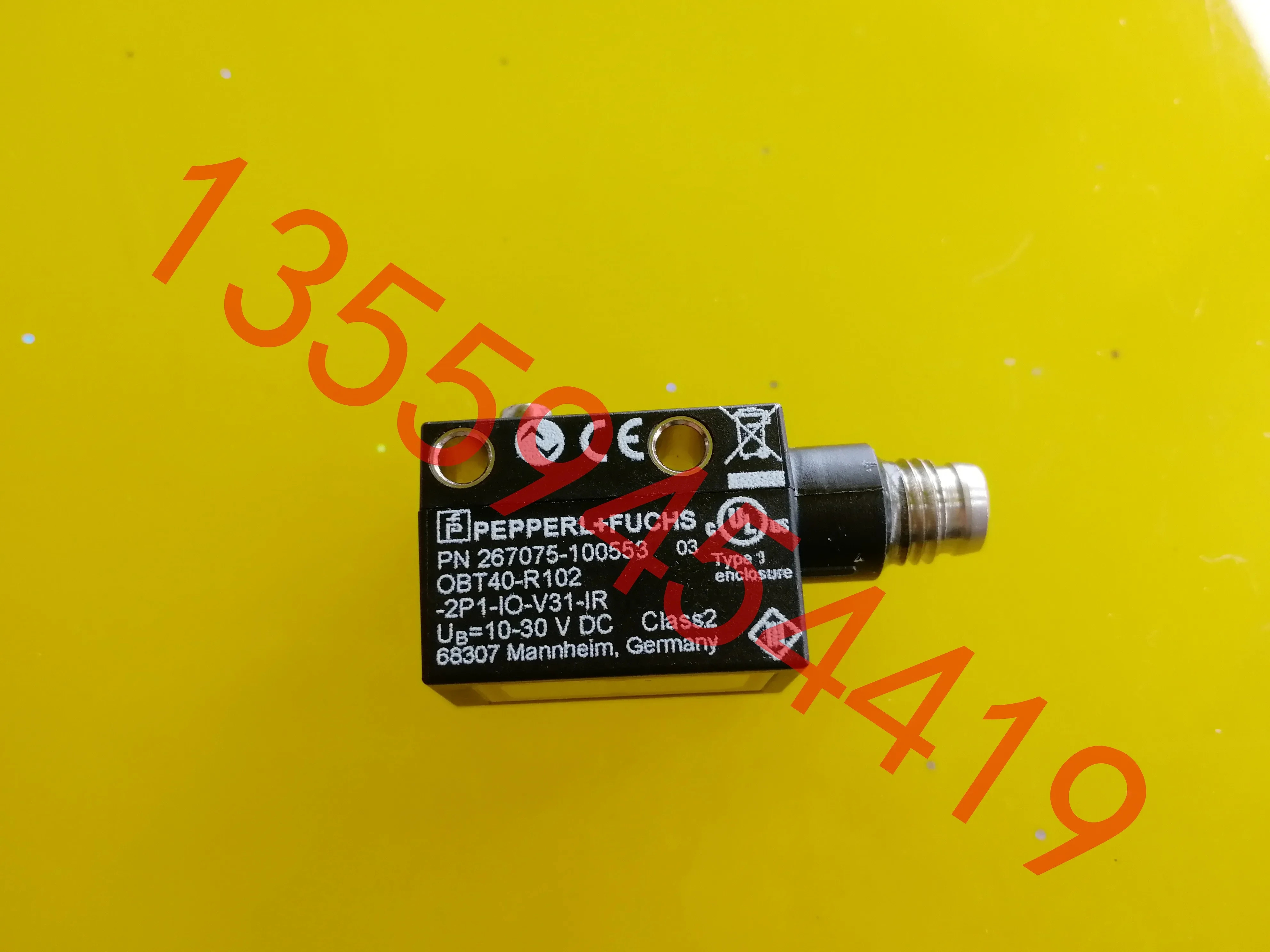 2025.4 PF 삼각 측량 센서 OBT40-F102-2P1-IO-V31-IR 납품