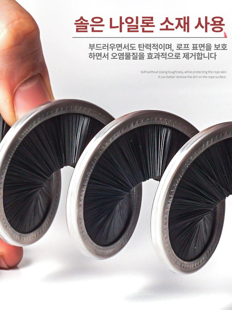 클라이밍 브러쉬 하이킹 남성 브러시 홀드 클리너 도구 코드 로프 암벽등반 액세서리 - 상세 이미지 3