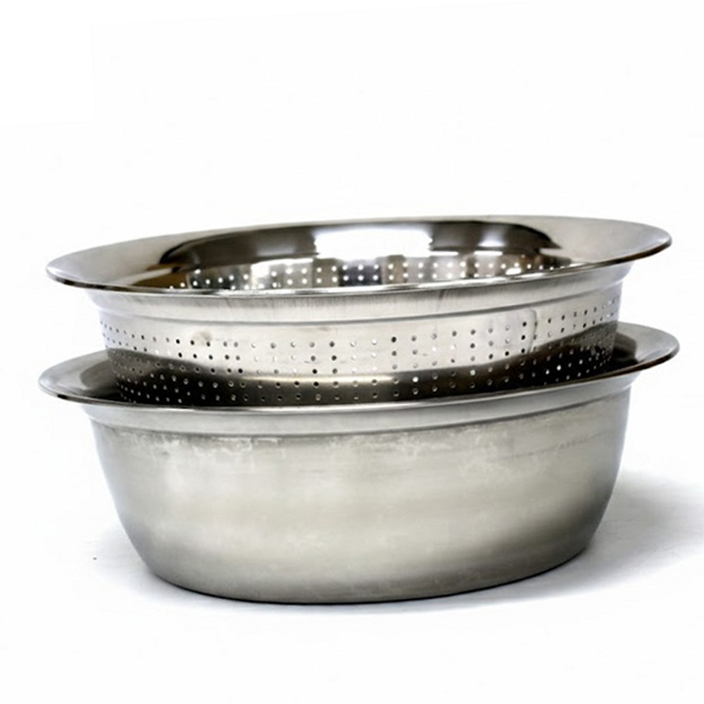 타공망주방정리멀티바스켓 다용도정리다용도바스켓 분리수납야채세척 2P 41cm - 상품 이미지